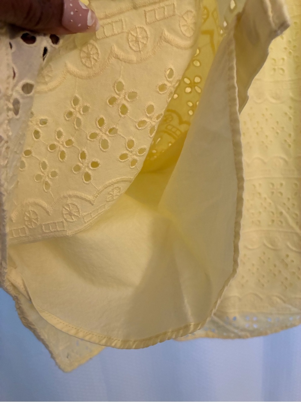 Talbots Eyelet Blouse - Picture 3 of 8